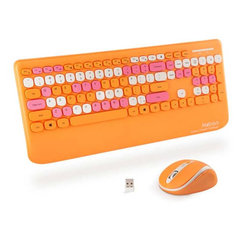 کیبورد و ماوس بی سیم هترون مدل HKCW350 کیبورد و ماوس بی سیم هترون مدل HKCW350