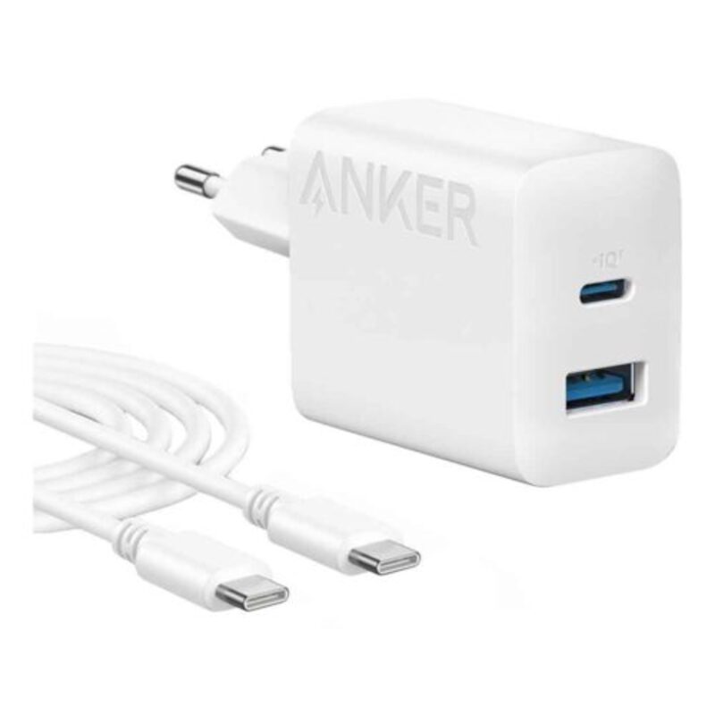 شارژر دیواری 20 وات انکر مدل B2348 به همراه کابل USB-C به طول 1.5 متر شارژر دیواری 20 وات انکر مدل B2348 به همراه کابل USB-C به طول 1.5 متر